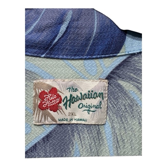 Vintage Hilo Hattie “The Hawaiian Original” Aloha Print Button Front Sz 2XL - Picture 3 of 3